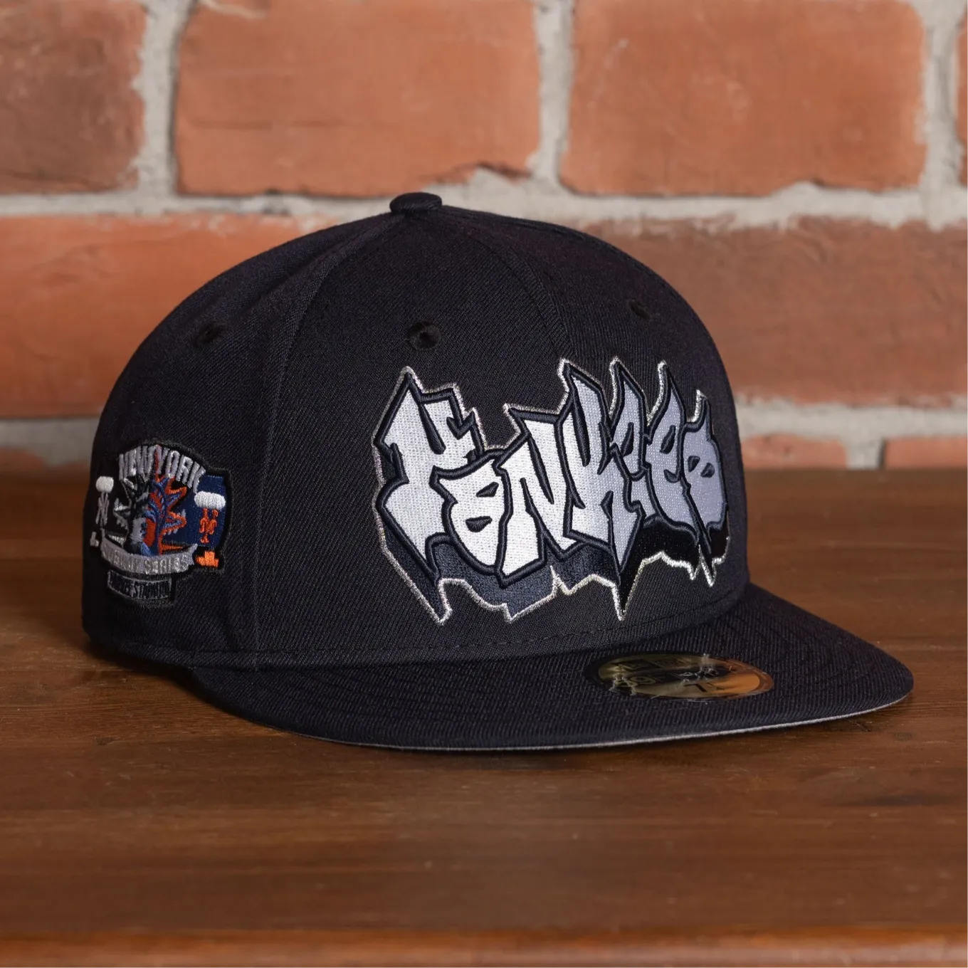 NEW ERA 59FIFTY MLB NEW YORK YANKEES SUBWAY SERIES YANKEE STADIUM NAVY / GREY UV FITTED CAP - FAM