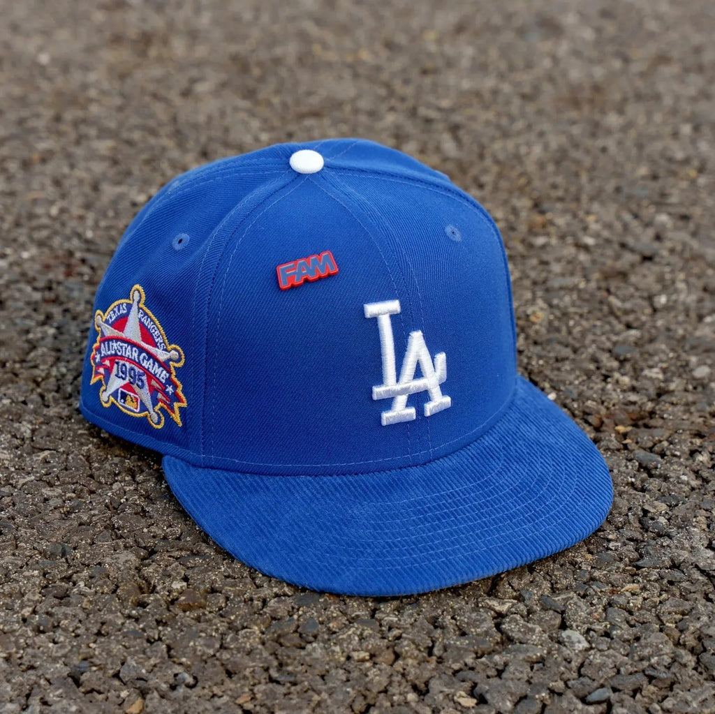 NEW ERA 59FIFTY MLB LOS ANGELES DODGERS ALL STAR GAME 1995 ROYAL BLUE / GREY UV FITTED CAP - FAM