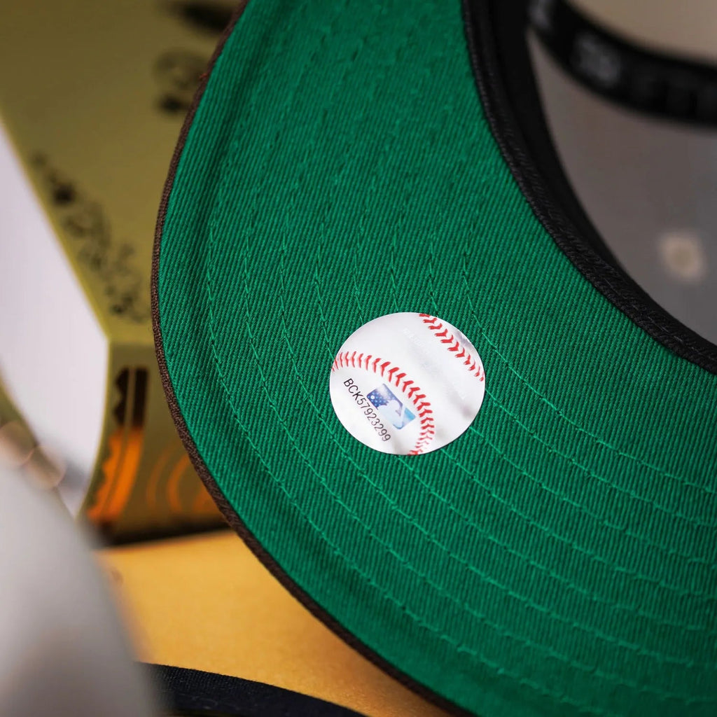 NEW ERA 59FIFTY MLB LOS ANGELES DODGERS ALL STAR GAME 1980 TWO TONE / KELLY GREEN UV FITTED CAP - FAM