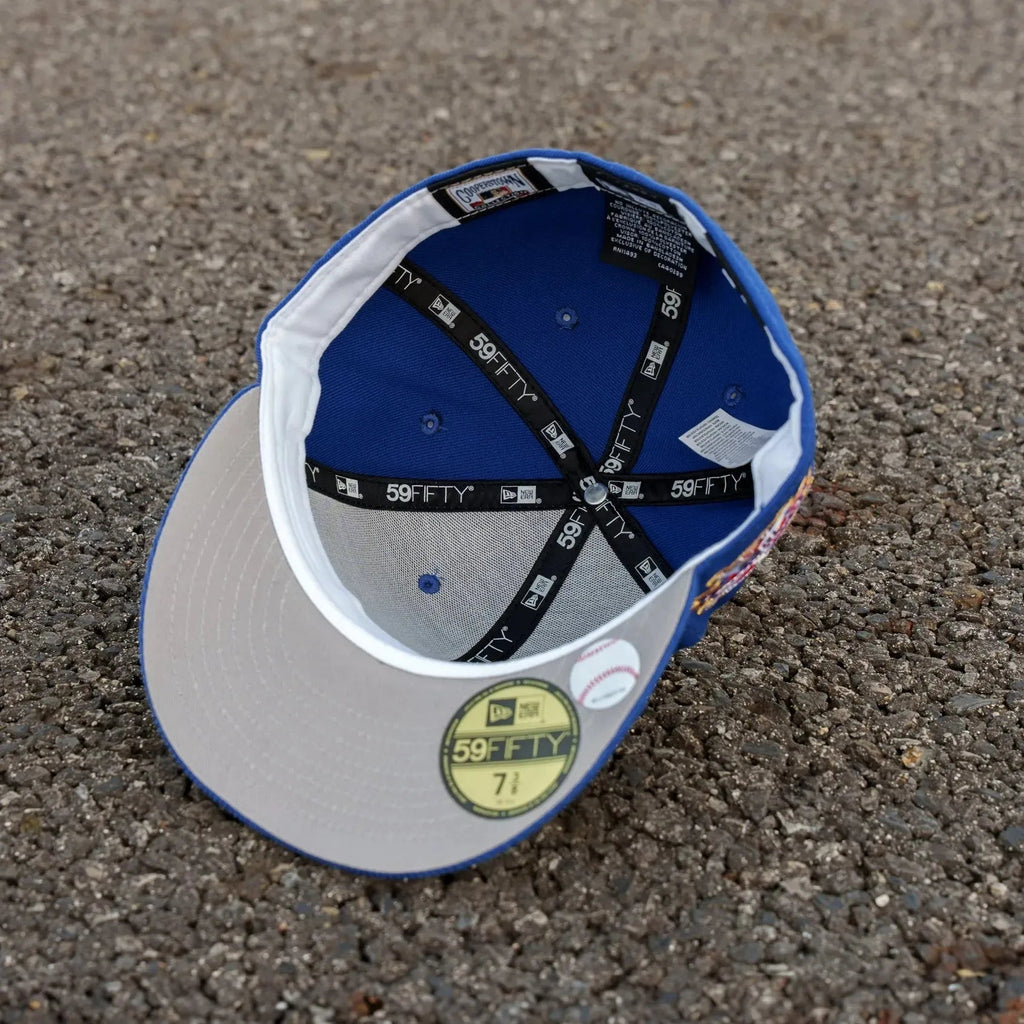 NEW ERA 59FIFTY MLB LOS ANGELES DODGERS ALL STAR GAME 1995 ROYAL BLUE / GREY UV FITTED CAP - FAM