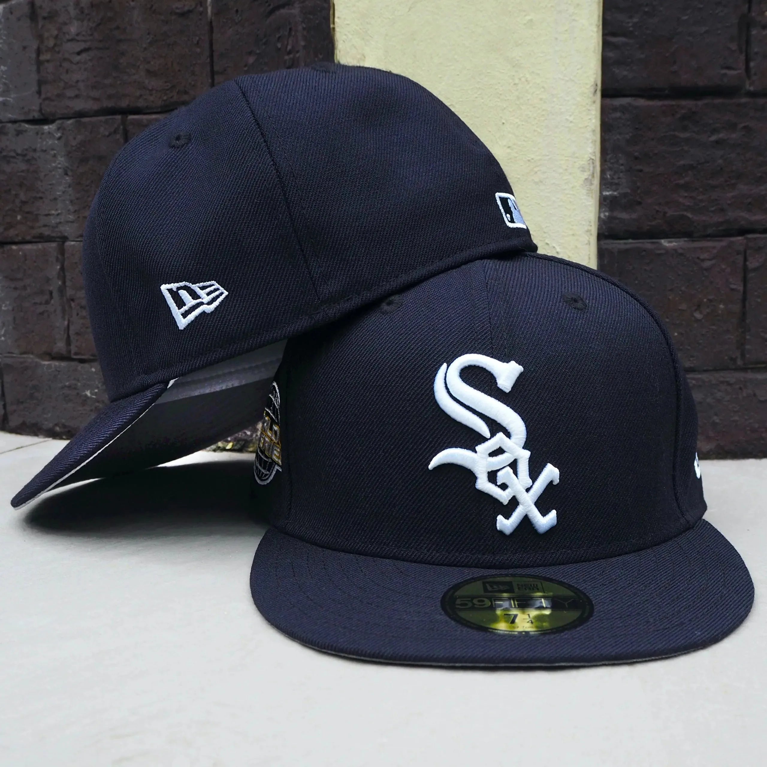 NEW ERA 59FIFTY MLB CHICAGO WHITE SOX WS 2005 NAVY/GREY UV FITTED CAP - FAM