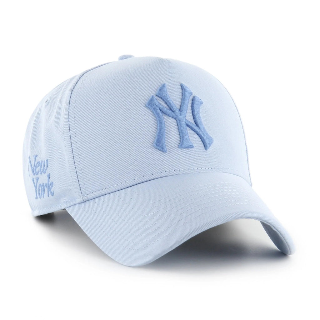 MLB NEW YORK YANKEES FOUNDATION ’47 OFFSIDE DT ICE BLUE CAP - FAM