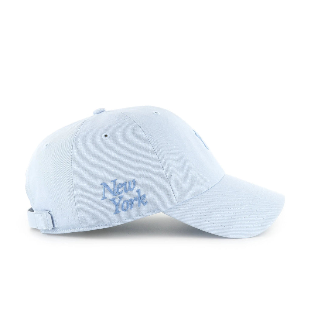MLB NEW YORK YANKEES FOUNDATION ’47 CLEAN UP ICE BLUE CAP - FAM