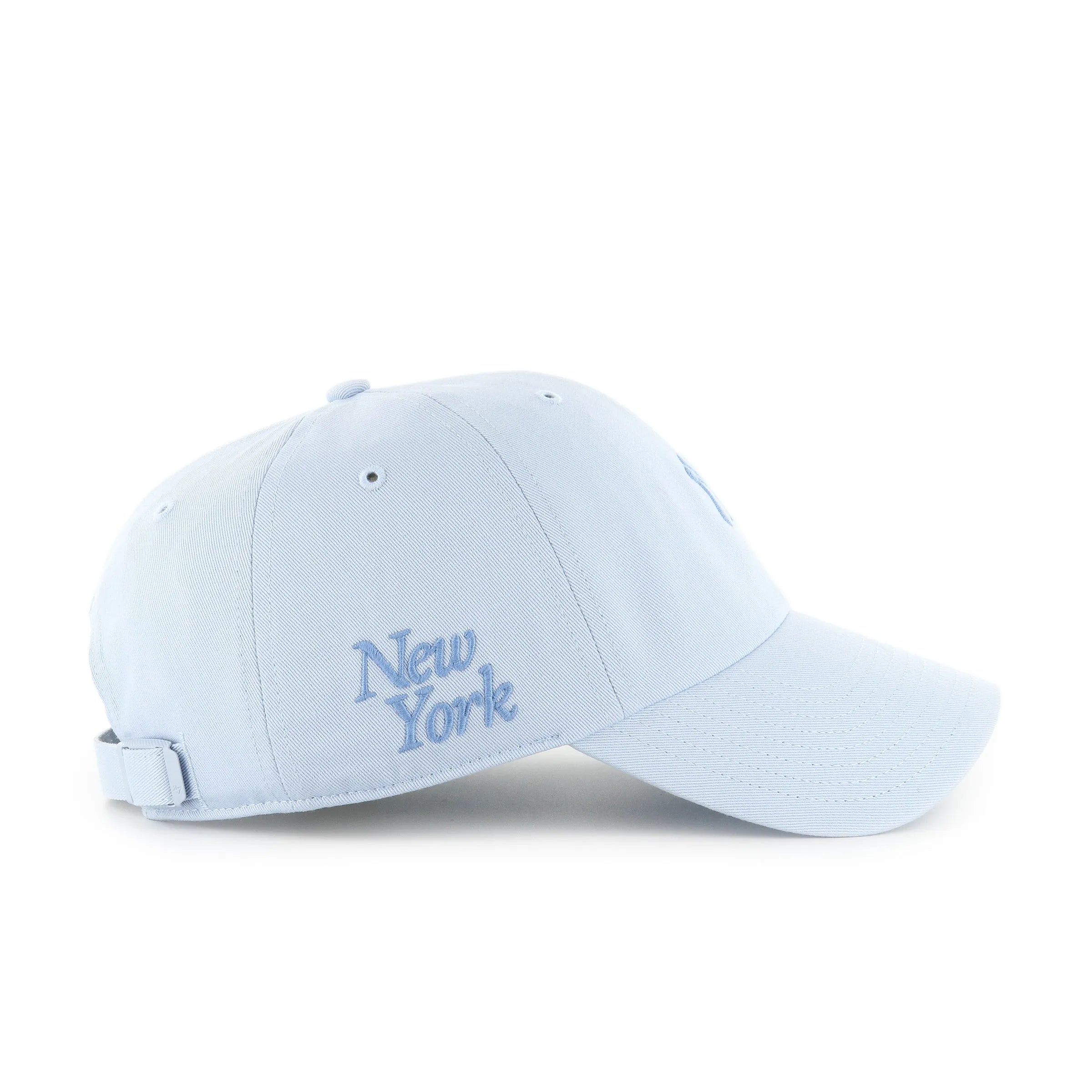 MLB NEW YORK YANKEES FOUNDATION ’47 CLEAN UP ICE BLUE CAP - FAM