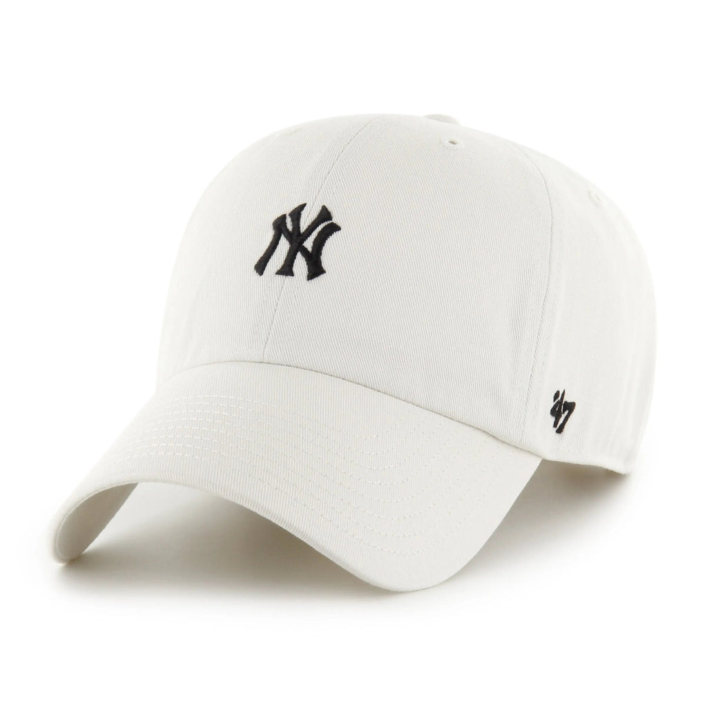 MLB NEW YORK YANKEES FOUNDTATION ’47 CLEAN UP WHITE CAP - FAM