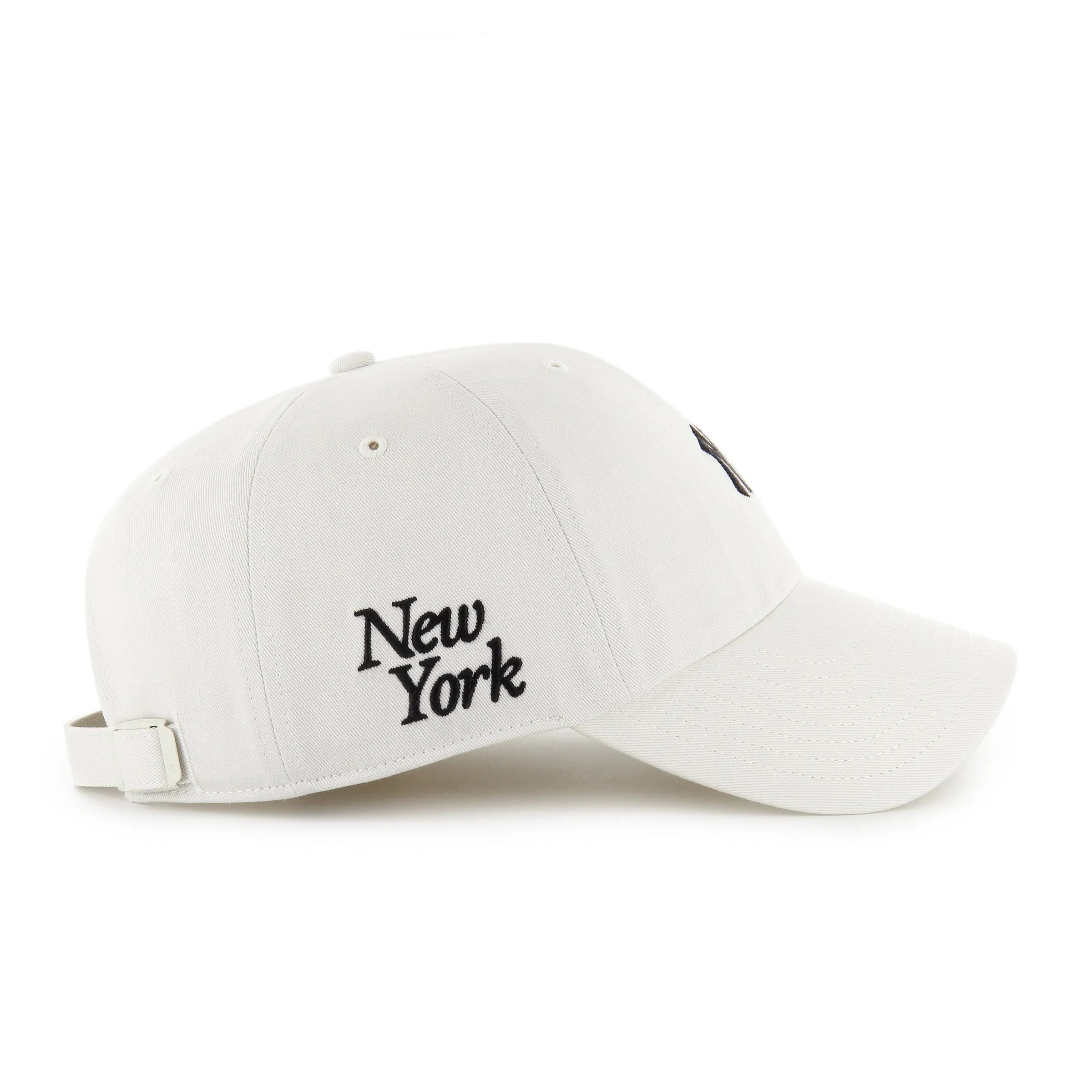 MLB NEW YORK YANKEES FOUNDTATION ’47 CLEAN UP WHITE CAP - FAM