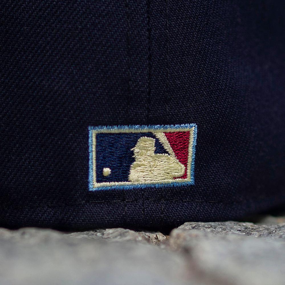 NEW ERA 59FIFTY MILWAUKEE BREWERS 25th ANNIVERSARY TWO TONE / SOFT YELLOW UV FITTED CAP - FAM