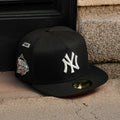 NEW ERA 59FIFTY A-FRAME MLB NEW YORK YANKEES WS 99 BLACK / SCARLET UV FITTED CAP