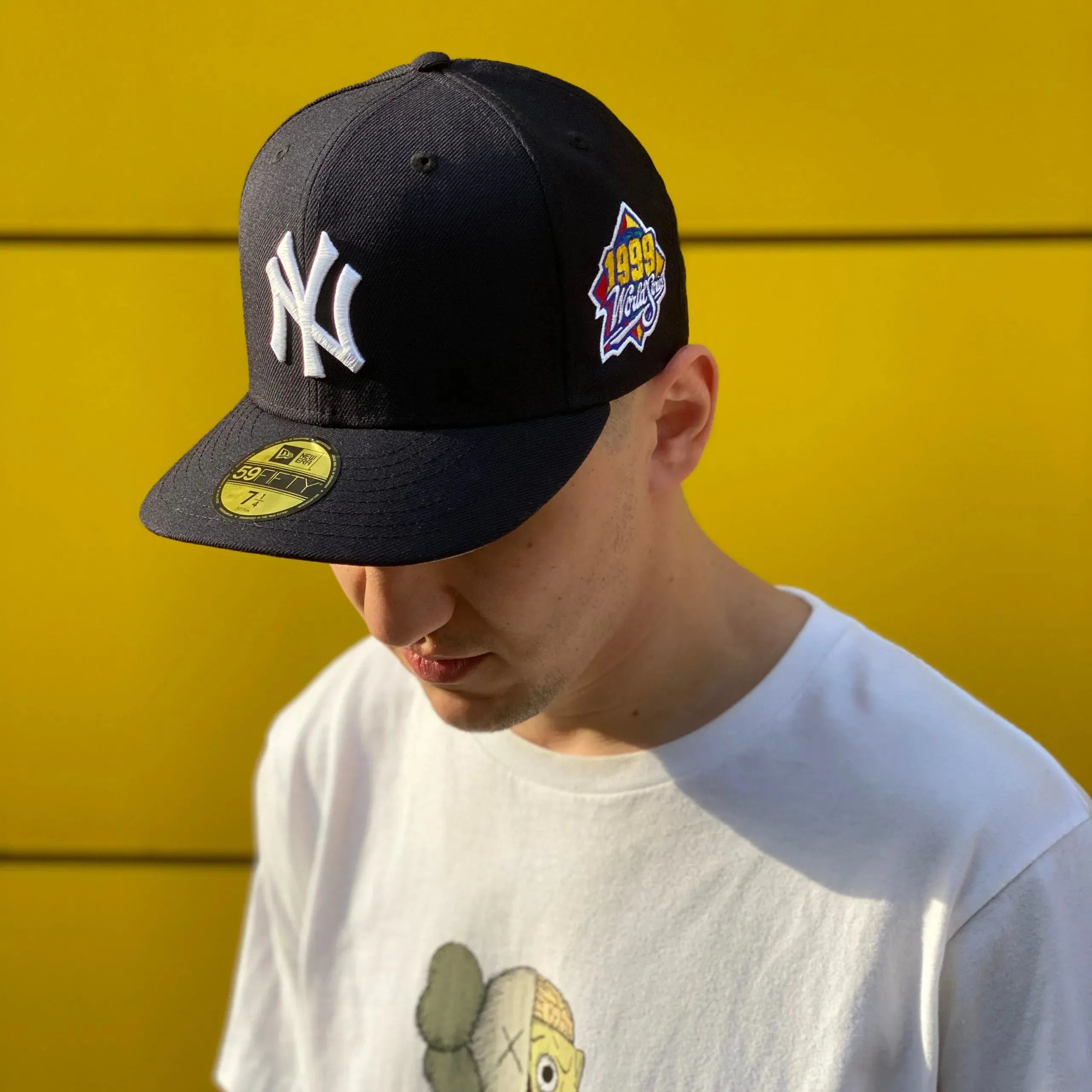 NEW ERA 59FIFTY MLB NEW YORK YANKEES NAVY/GREY UV FITTED CAP - FAM