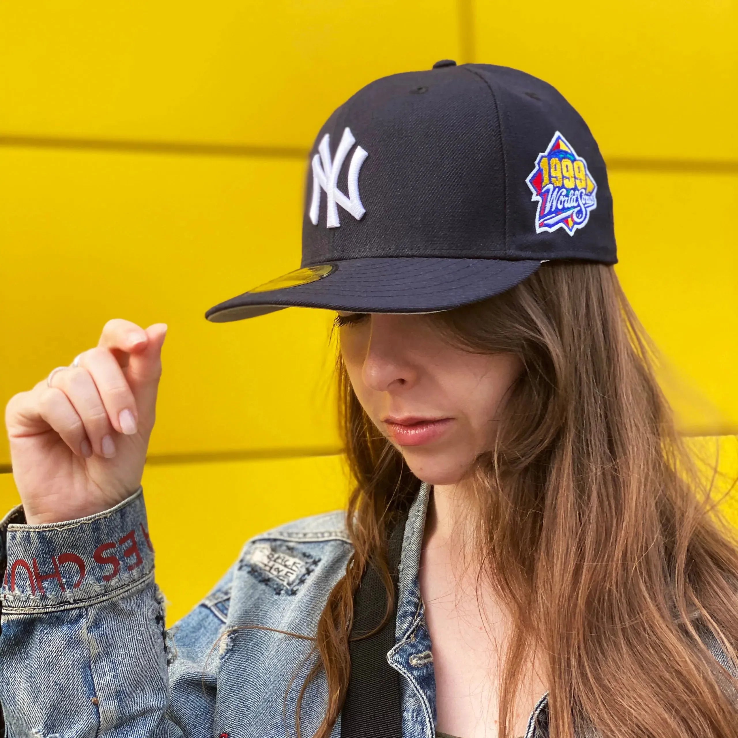 NEW ERA 59FIFTY MLB NEW YORK YANKEES NAVY/GREY UV FITTED CAP - FAM