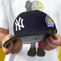 NEW ERA 59FIFTY MLB NEW YORK YANKEES NAVY/GREY UV FITTED CAP - FAM