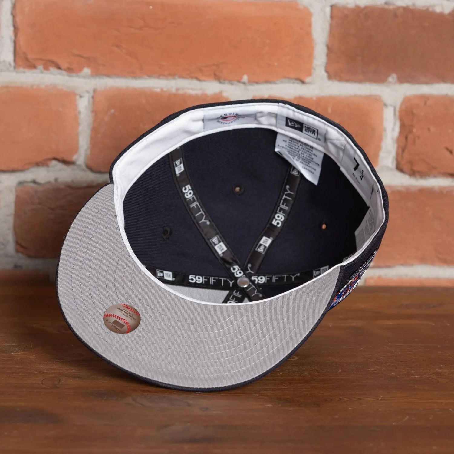 NEW ERA 59FIFTY MLB NEW YORK YANKEES SUBWAY SERIES YANKEE STADIUM NAVY / GREY UV FITTED CAP - FAM