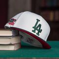 NEW ERA 59FIFTY MLB LOS ANGELES DODGERS WORLD SERIES 1981 TWO TONE / RED UV FITTED CAP - FAM