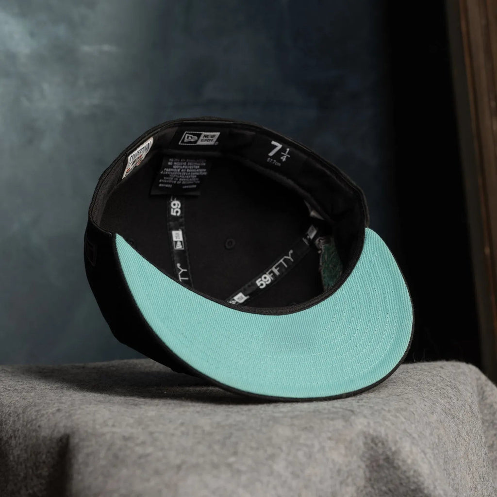 NEW ERA 59FIFTY MLB DETROIT TIGERS ALL STAR GAME 2005 BLACK / MINT UV FITTED CAP - FAM