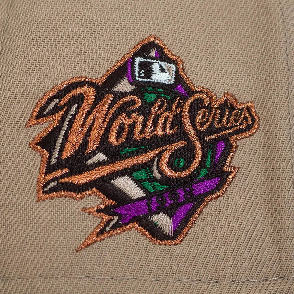 NEW ERA 59FIFTY MLB NEW YORK YANKEES WORLD SERIES 1998 CAMEL / SPARKLING GRAPE UV FITTED CAP - FAM