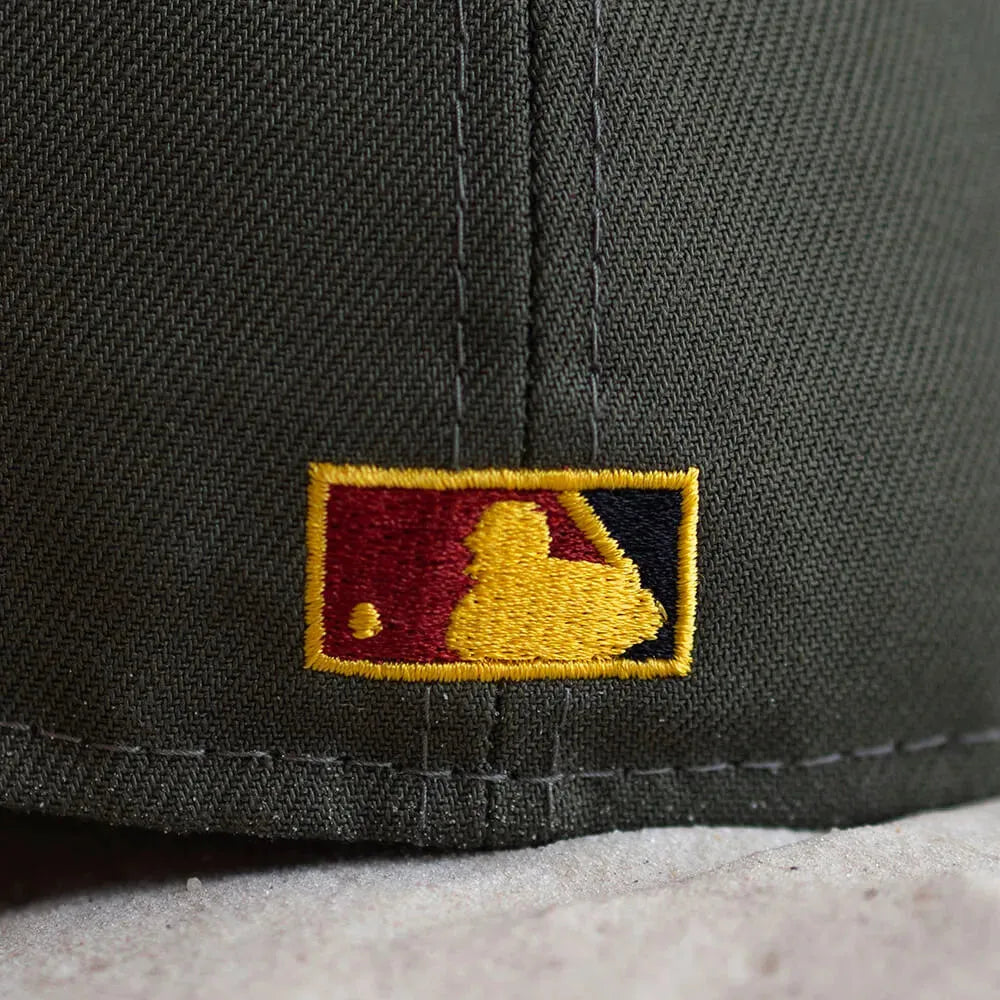 NEW ERA 59FIFTY MLB BOSTON RED SOX ALL STAR GAME 1999 OLIVE / YELLOW UV FITTED CAP - FAM