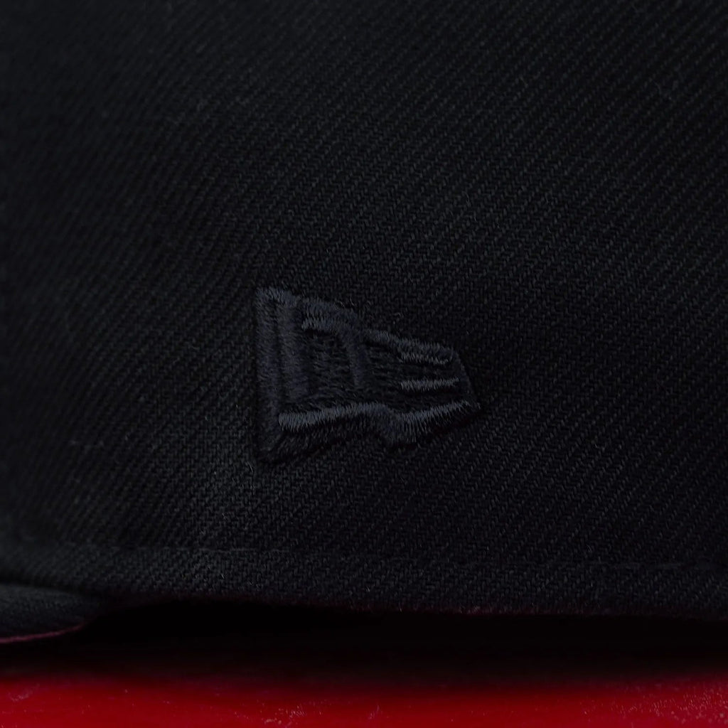 NEW ERA 59FIFTY MLB ANAHEIM ANGELS UPSIDE DOWN BLACK / GREY UV FITTED CAP - FAM