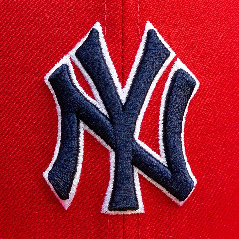 NEW ERA 59FIFTY MLB NEW YORK YANKEES NOOKIE EDITION RED / GREY UV FITTED CAP - FAM