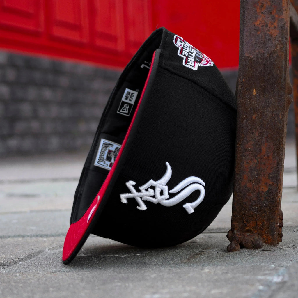 NEW ERA 59FIFTY MLB CHICAGO WHITE SOX ALL STAR GAME 2003 BLACK WOOL / RED UV FITTED CAP - FAM