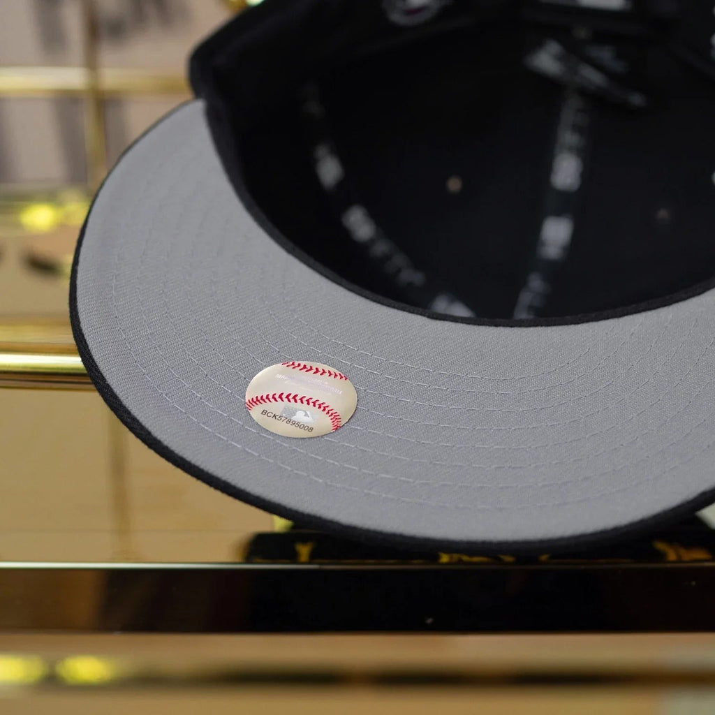 NEW ERA 59FIFTY MLB LOS ANGELES DODGERS BLACK / GREY UV FITTED CAP