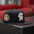 NEW ERA 59FIFTY MLB CALIFORNIA ANGELS ALL STAR GAME 1967 BLACK / SCARLET RED UV FITTED CAP - FAM