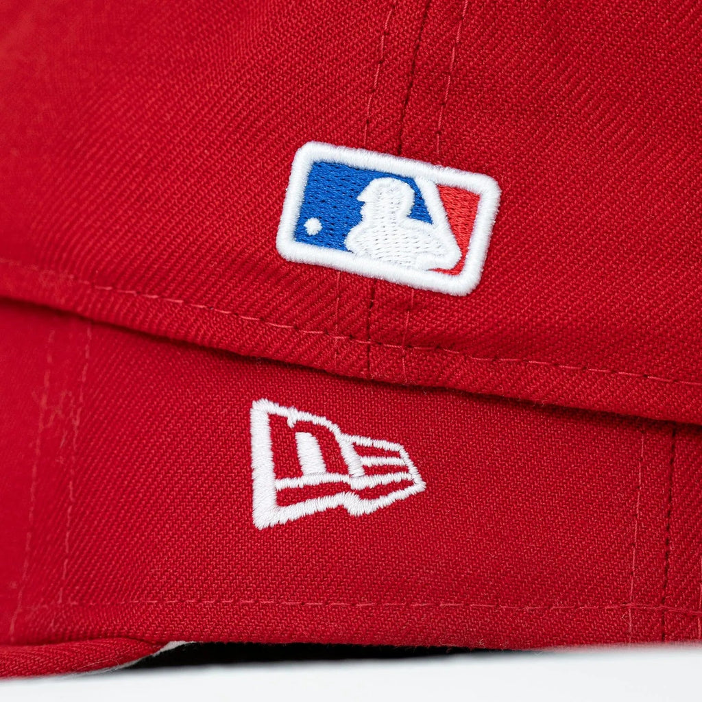 NEW ERA 59FIFTY MLB MINI LOGO NEW YORK YANKEES RED / GREY UV WOOL FITTED CAP - FAM