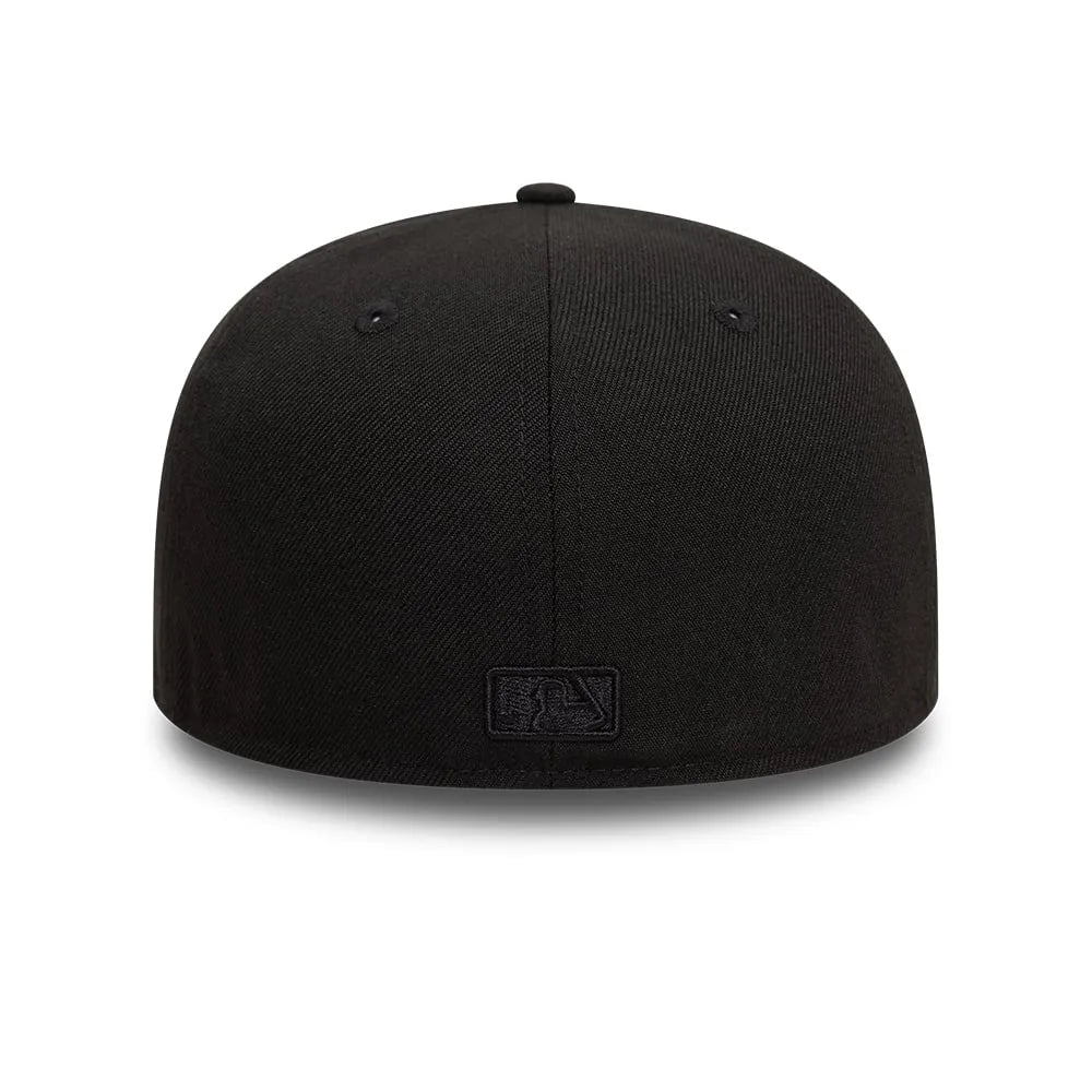 NEW ERA 59FIFTY MLB LEAGUE LOS ANGELES DODGERS TEAM BLACK FITTED CAP - FAM