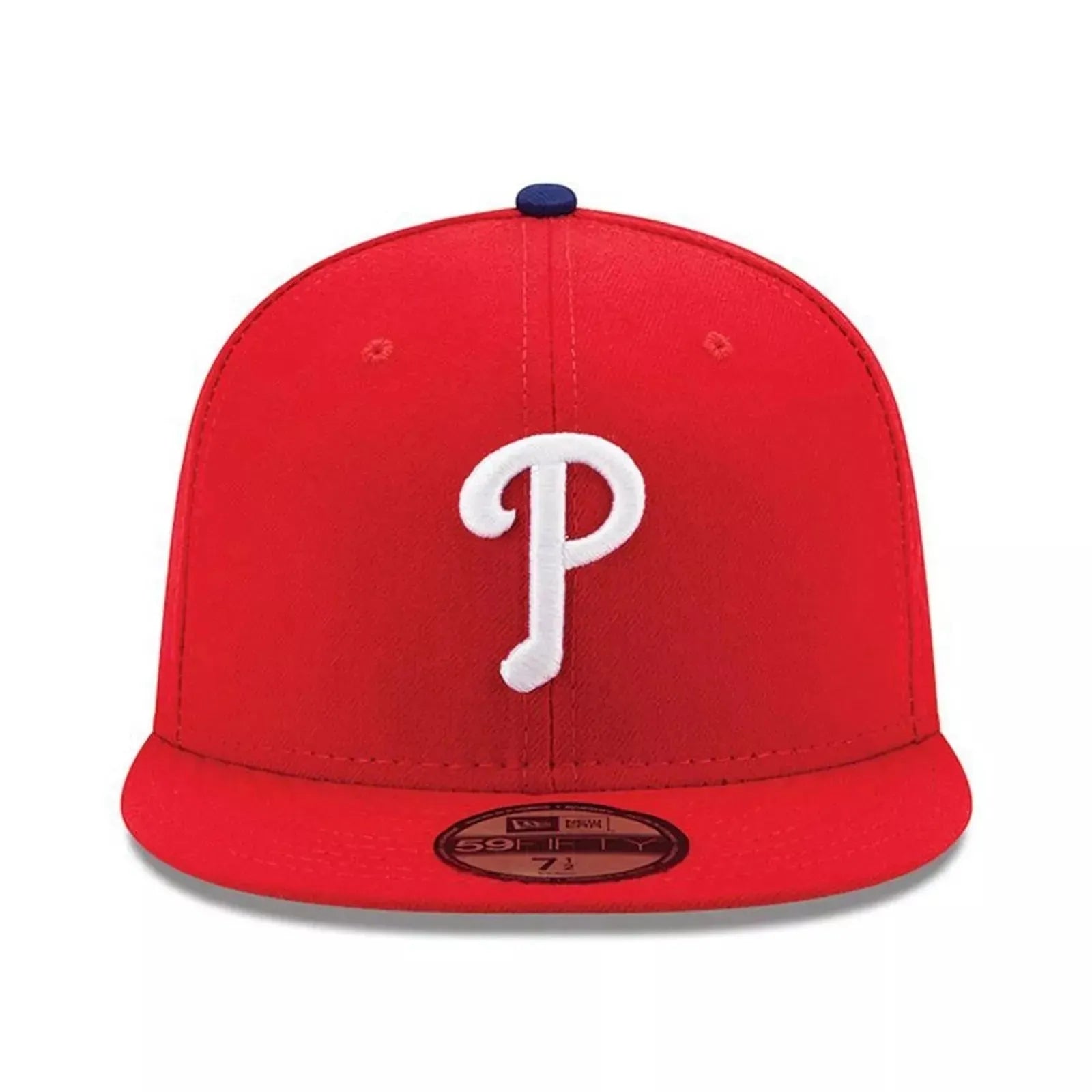 NEW ERA 59FIFTY MLB AUTHENTIC PHILADELPHIA PHILLIES TEAM FITTED RED CAP - FAM